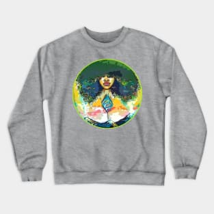 Women Of Nature Curly Afro Natural Hair Crewneck Sweatshirt